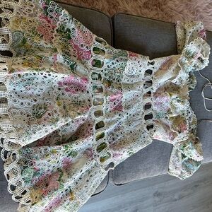 Authentic Zimmermann summer floral dress size 0 New with tags